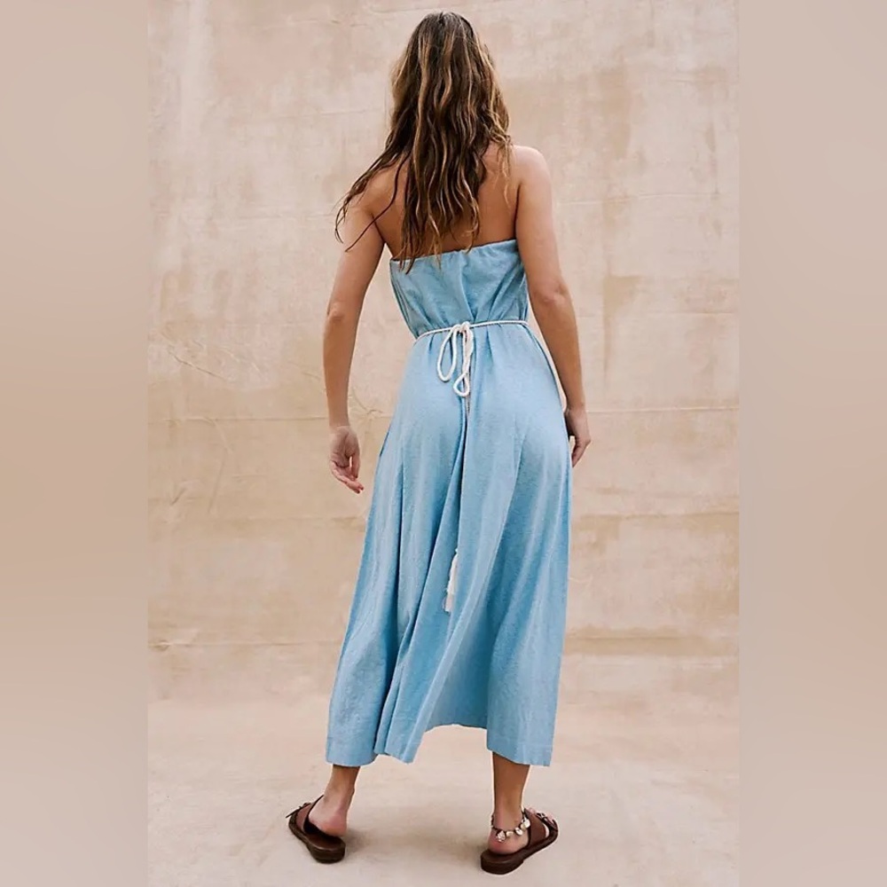 FREE PEOPLE NWT Peyton Strapless Dress - Picture 3 of 5